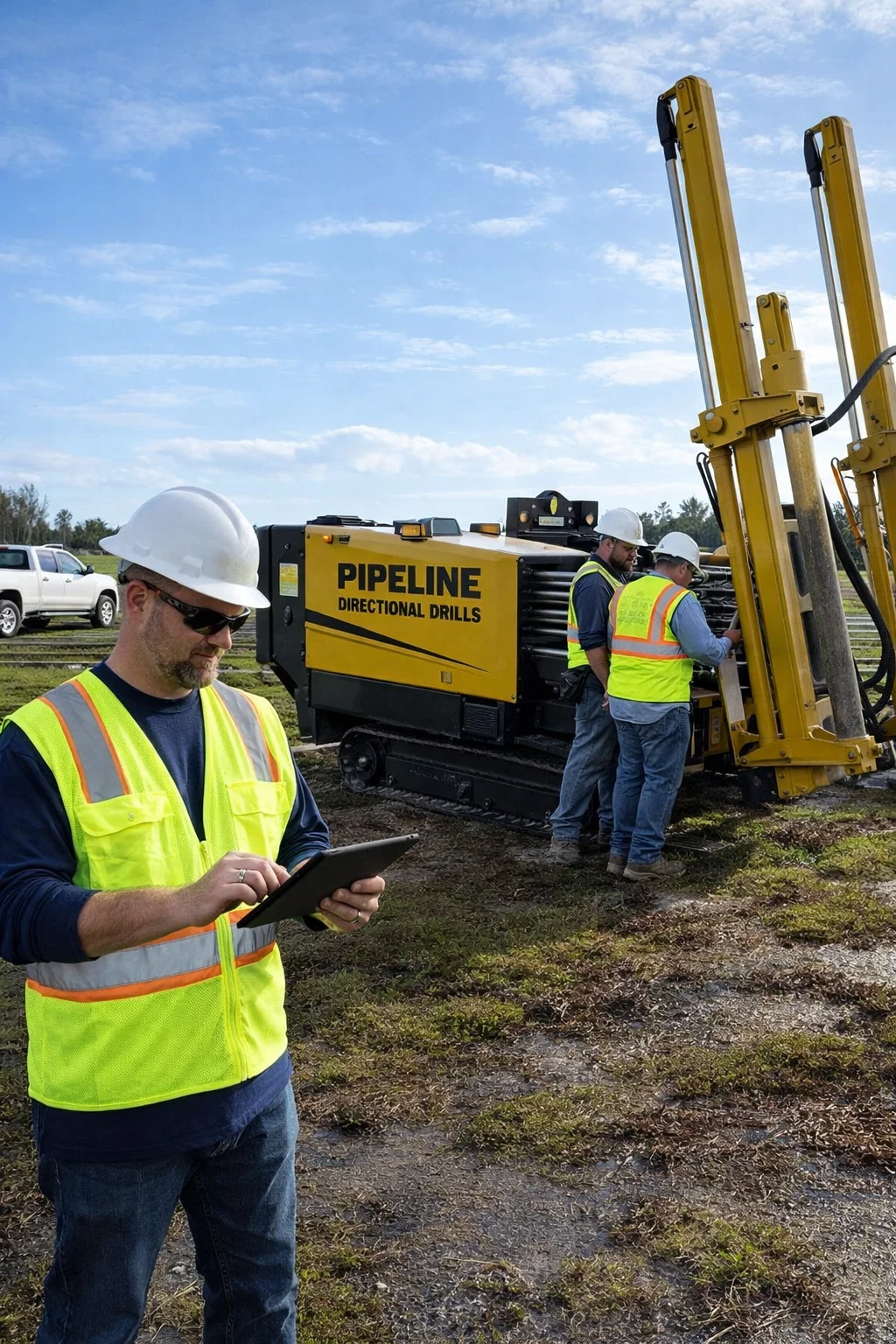 Blue Sky Utility Systems team on site